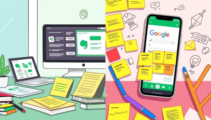Evernote vs Google Keep Comparison