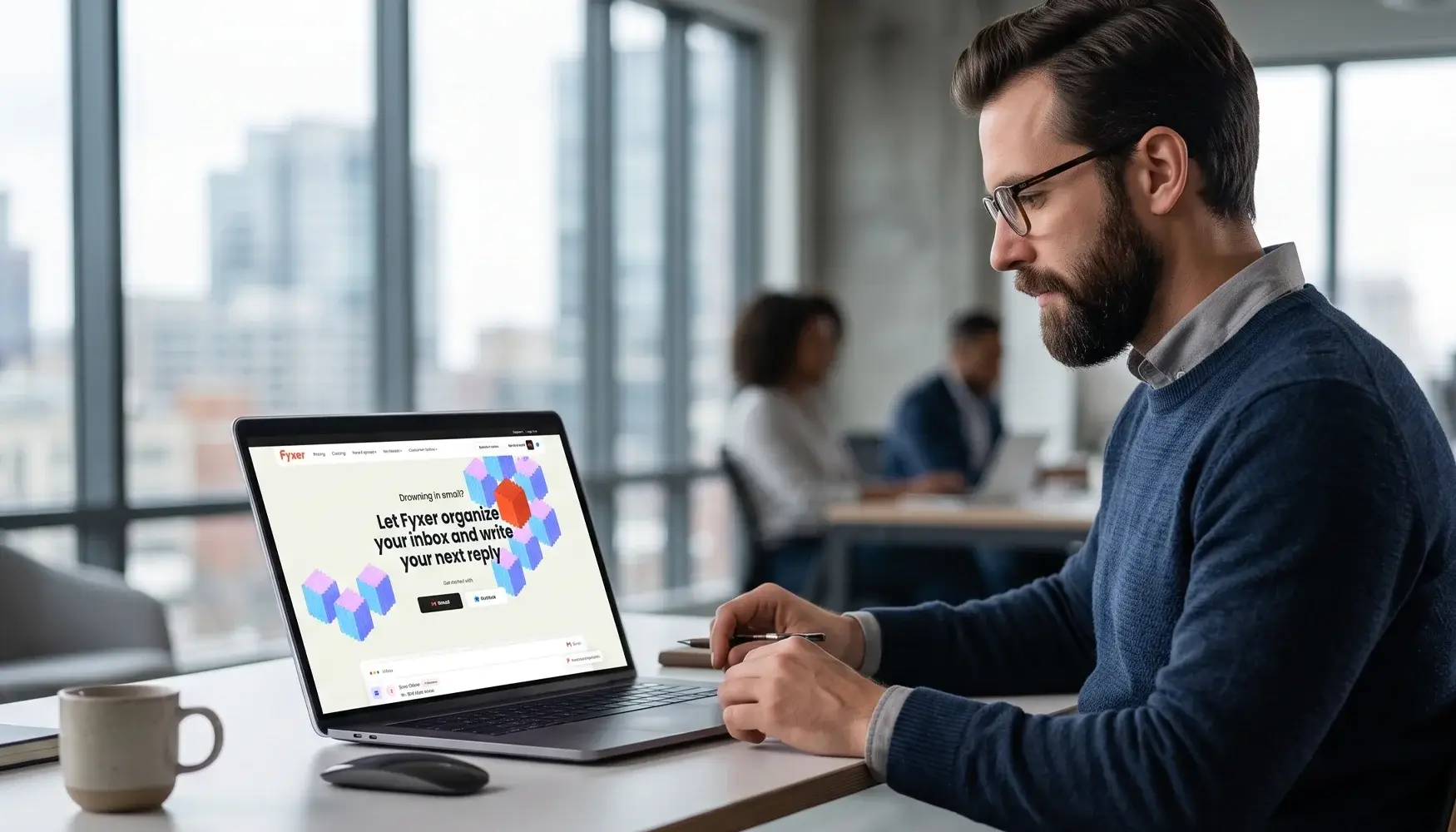 Fyxer Review 2026 Professional uses the Fyxer tool to assist his mails