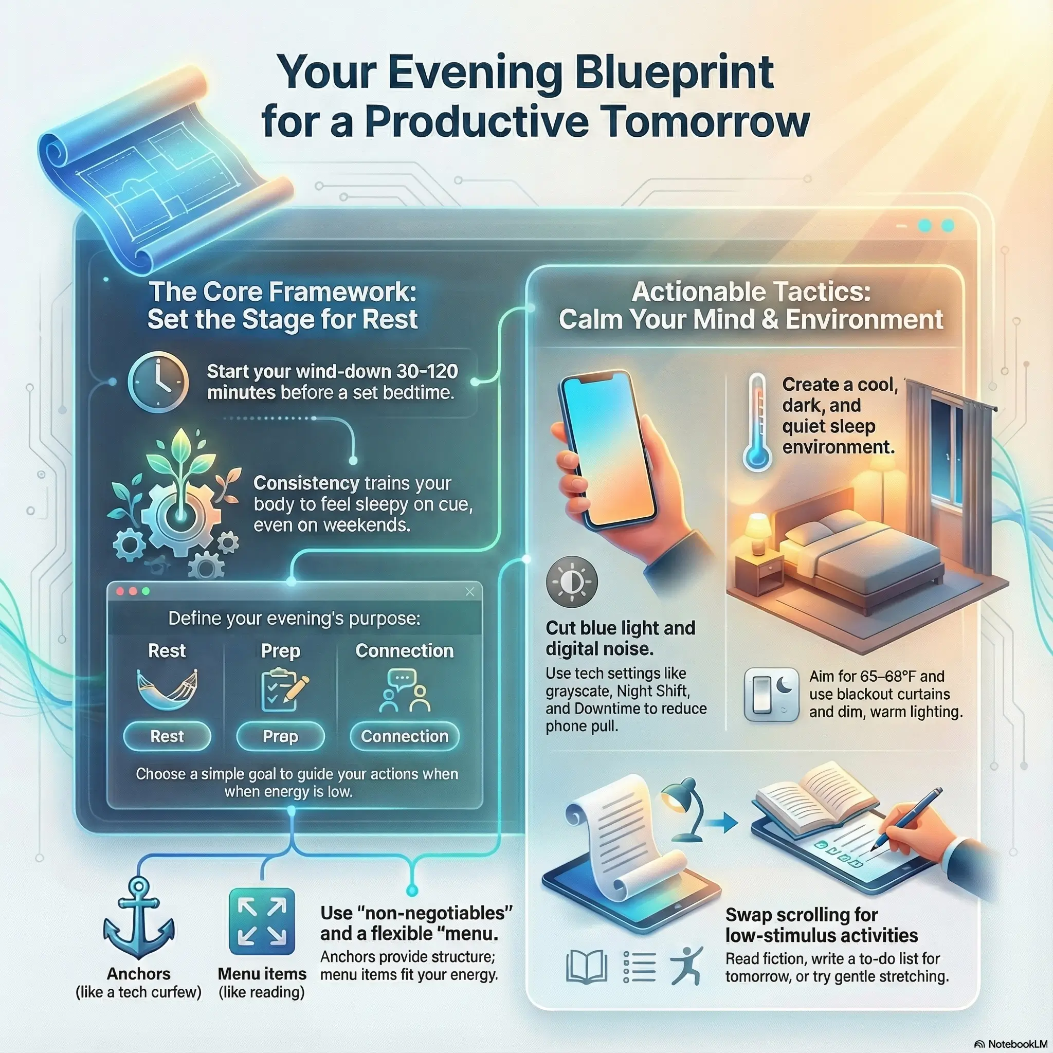 Evening Routine for Success: 5 Steps to Better Sleep