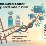 AI and Entry-Level Jobs: Rebuilding the Career Starting Ladder Entry-level hiring in 2026: a 19% employment gap in AI-exposed roles and a 28% pay premium for AI skills