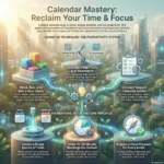 Calendar Management Mastery: Optimize Your Schedule for Balance and Productivity SmartKeys infographic guide to calendar management mastery, featuring productivity techniques like time blocking, batching tasks, and leveraging AI scheduling tools.