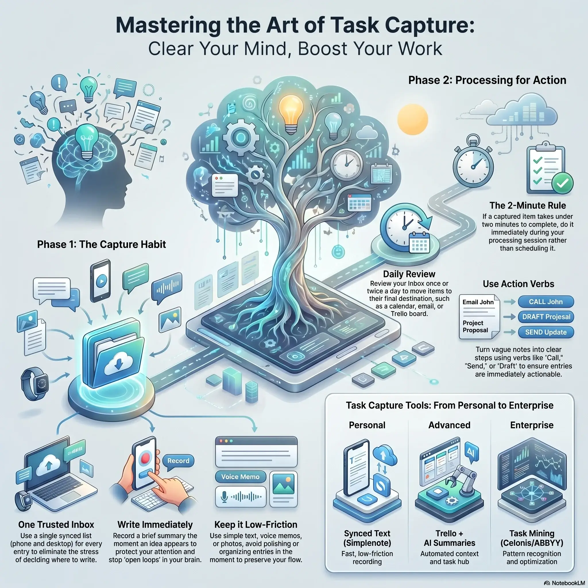 Key Capture System Capture Tasks: Get Them Out of Your Head and Into a Trusted System