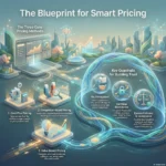 Dynamic Pricing Strategies for Agile Businesses in Competitive Markets SmartKeys infographic titled "The Blueprint for Smart Pricing." It explains three core pricing methods—Cost-Plus, Competitor-Based, and Value-Based Pricing—and outlines key guardrails for building customer trust, including transparency, setting price floors and ceilings, and ensuring regulatory compliance.