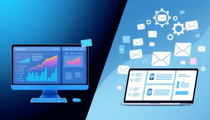 email marketing and automation capabilities kajabi vs thinkific