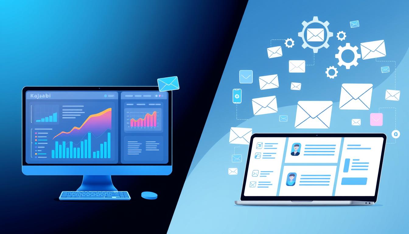 email marketing and automation capabilities kajabi vs thinkific