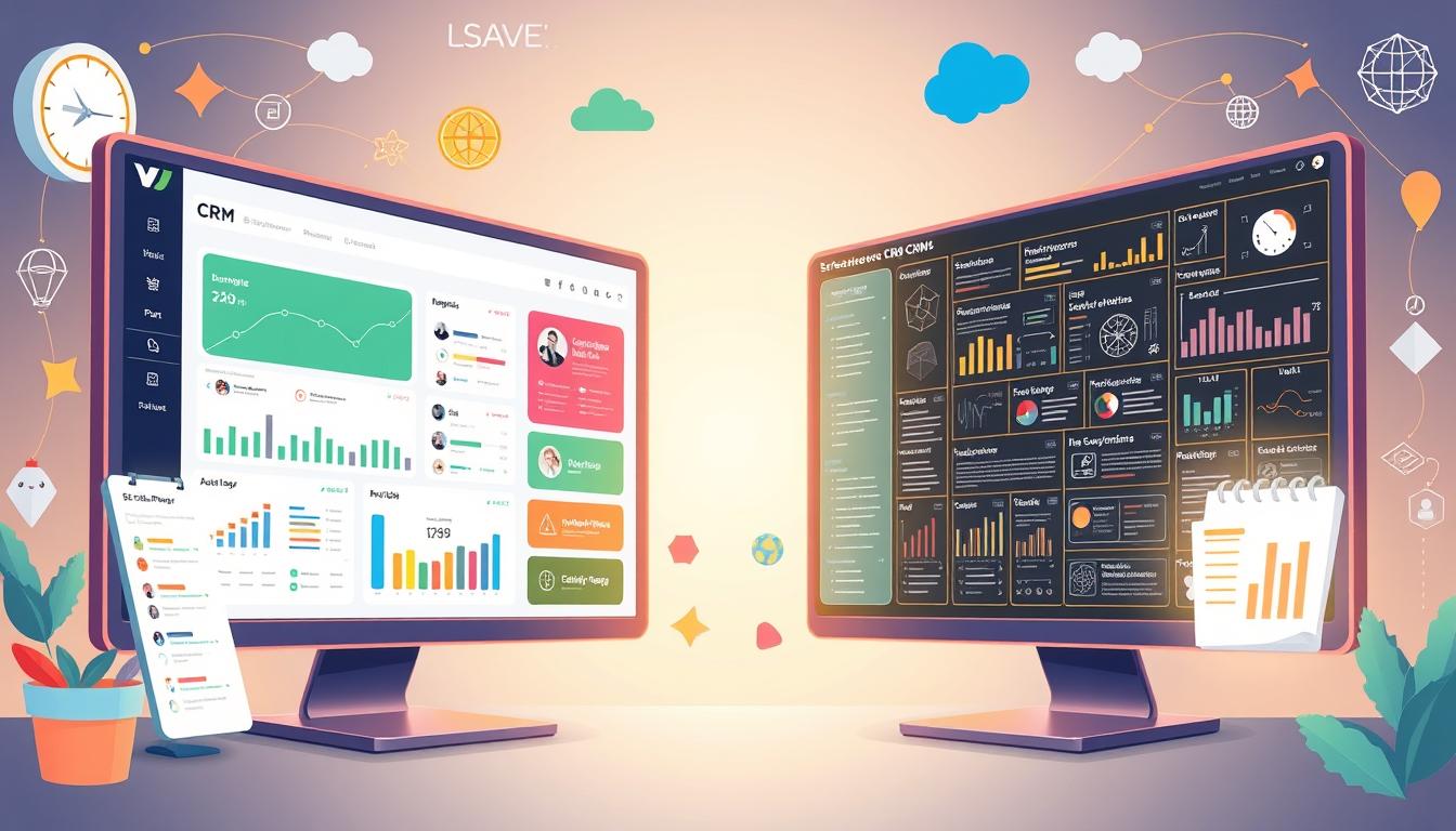 feature differences in Freshworks CRM and Salesforce