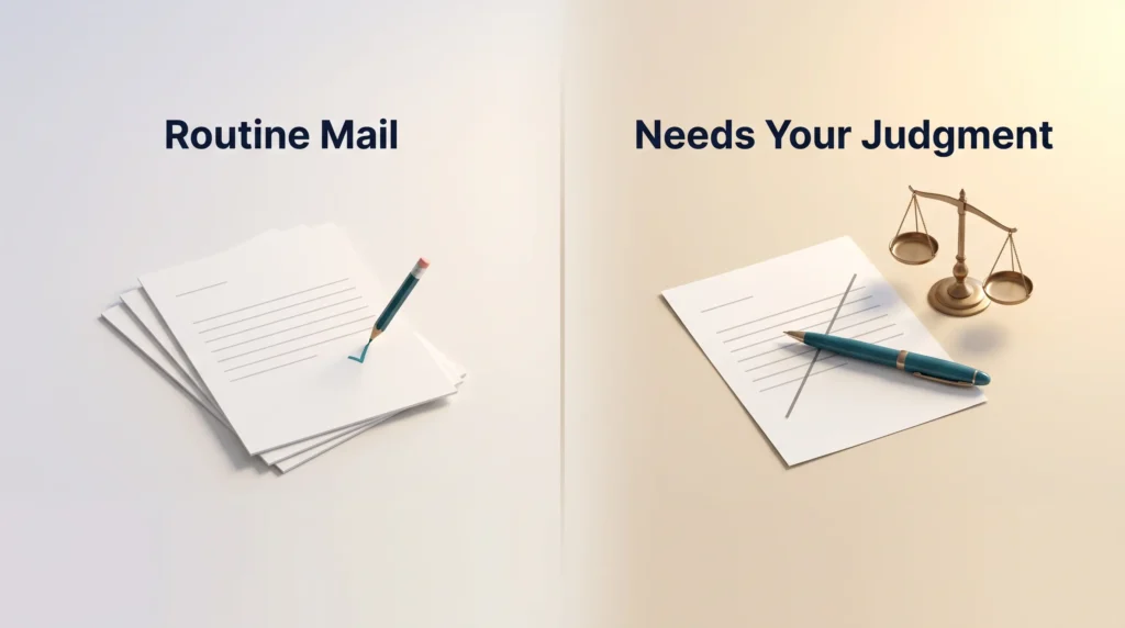 Fyxer Draft Quality Routine vs Nuanced Mail AI email assistant drafts compared: routine mail needs one quick edit, while nuanced messages need your judgment and real rework.