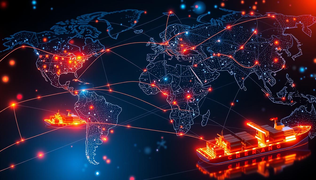 global trade patterns and supply chain logistics