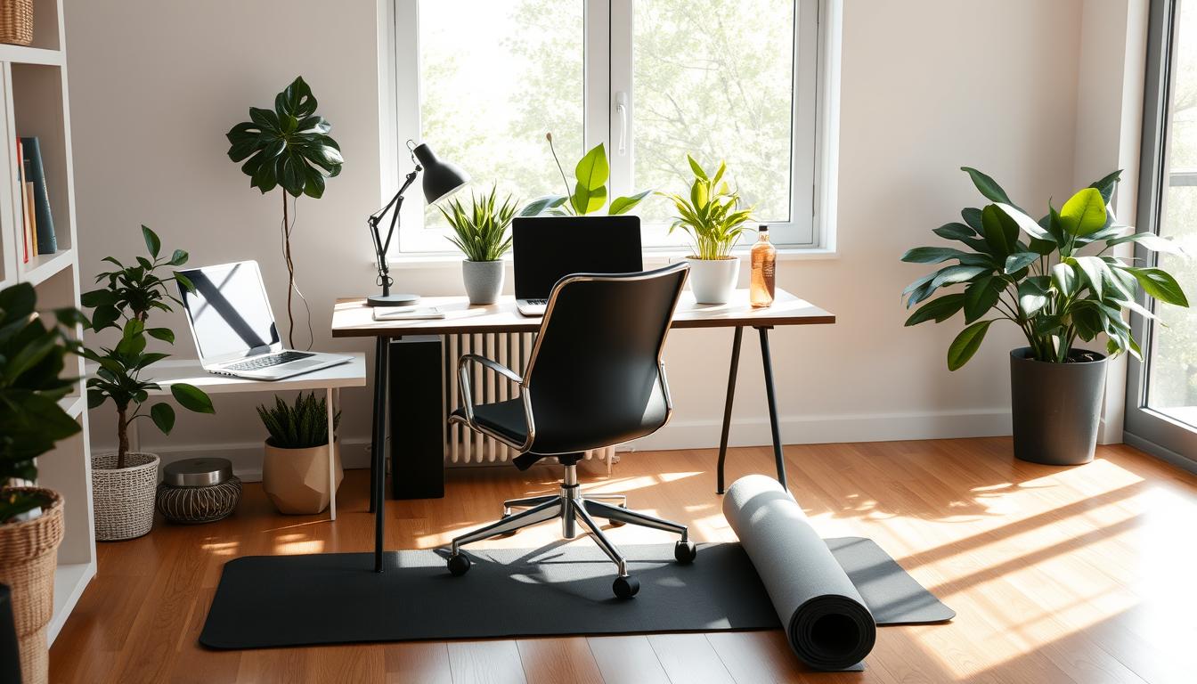 remote work productivity and physical wellbeing