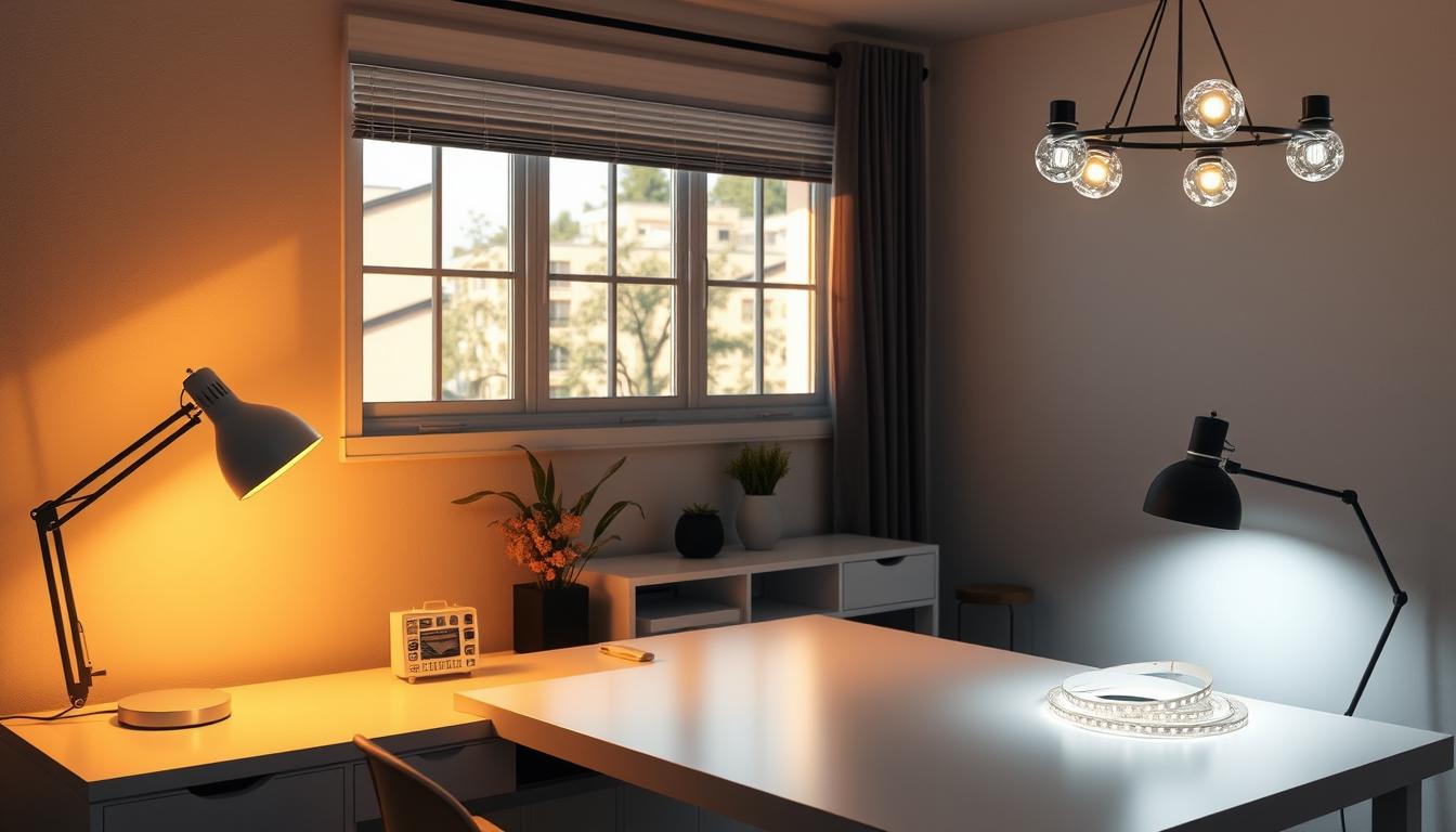 types of workspace lighting